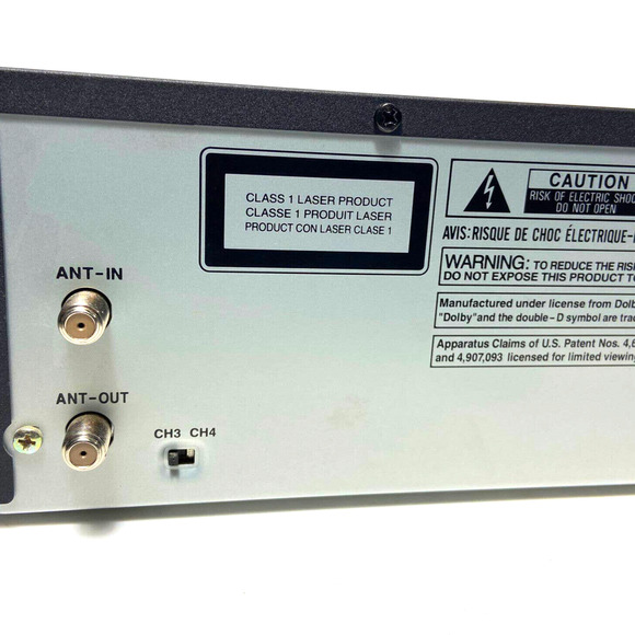 Symphonic DVD VCR Combo Hi-Fi Stereo VCR DVHS Player Model WF802 Videocassette - Picture 8 of 9